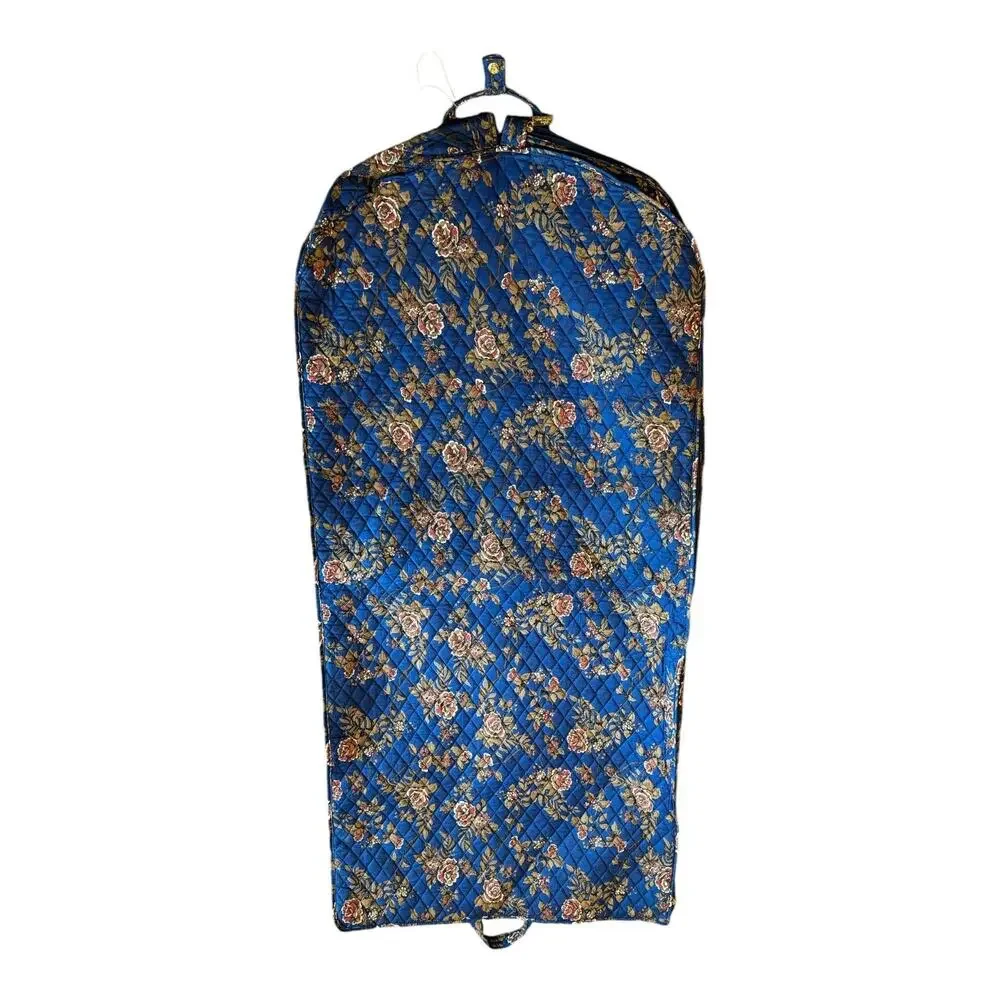 NWOT Vintage Americana by Sharif Quilted Floral Garment Bag Travel Suiter 1980s